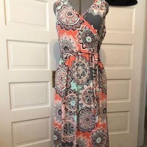 Gorgeous Faux Wrap Maxi Dress